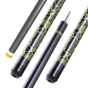 1/2 Split Carbon Fiber Pool Cue Customized Color Stainless Steel Slow 8 Joints Snooker Cue Strong Hitting