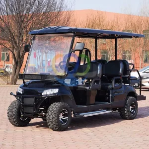 1-3 Years Warranty Lithium Battery 6 Seats Electric Golf Carts 72V 5Kw CE Certified Hydraulic Disc Brakes Adult 30-50Km/h 90km