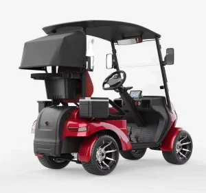 1 Seater Custom Electric Golf Cart 4 Wheel Eco Vehicle for Hotel Golf Course Daily Travel Multimedia System