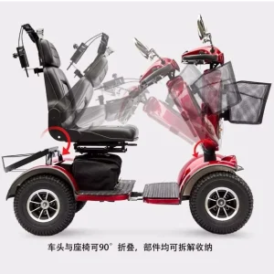1 Seater Electric Golf Cart 4 Wheel Drive Club Car Buggy Electric Golf Carts