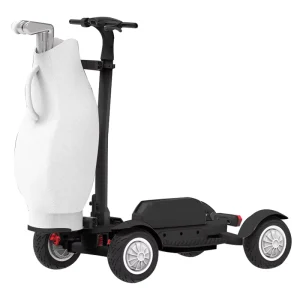 10 Inch 2400W DC Motor 4-Wheel Golf Electric Scooter Dual Motor White Golf Cart Mobility Electric Golf Trolley Scooter Foldable