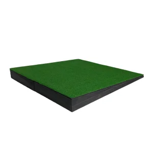 100*100CM Golf Hitting Mat Folding Slope Hitting Mat Training Aids for Backyard Driving Chipping Indoor Outdoor Training