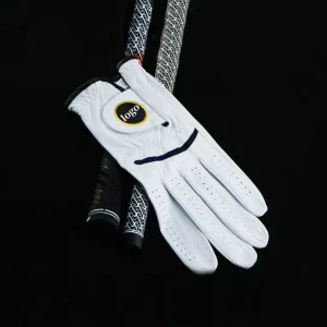 100% Genuine Sheepskin Golf Gloves for Men Soft Breathable Leather for Outdoor Sports Premium Quality Cabretta Material Custom