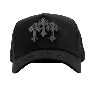 100% New Original Quality Barbas Hats Chrome I Blackout Suede Brim Gorras Del Barbas Hats Customized 3D Embroidery Barbas Hats
