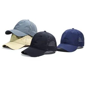 100% Polyester Quick Dry Breathable Fashion Sports Baseball Cap