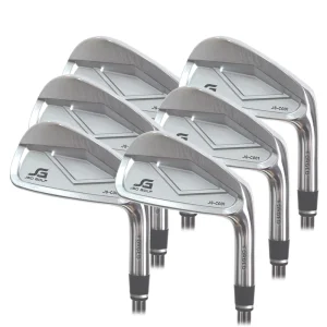 1020 Forged Carbon Steel Golf Irons Set CNC Milled Blade Style Golf Clubs with Rubber Grip for Training Course Practice