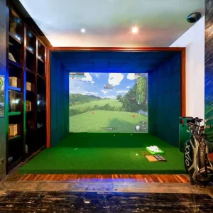 108″x120″ HD Multi-Use Inside/Outside Home Projection Screen 270x300cm Golf Simulator Projection Screen