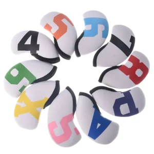 10pcs Golf Club Iron Head Covers Set Custom logo