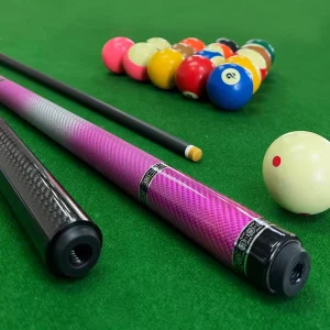 11.8 12.5mm Easy Store Carbon Fiber Shaft Pool Cue with Multi layered Dermal Tip Stainless Steel Joint Fast Shipping
