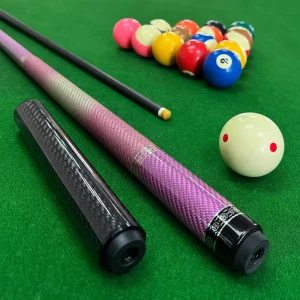 11.8/12.5mm Tip Stainless Steel 8 Joint Solid Maple or Half Maple Core Carbon Fiber Pool Cue
