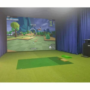 118”x118” 300x300cm Multi-Use Indoor Impact Screen Golf Simulator Projection Screen