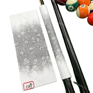 12*32cm NO.110-198 Billiards Pool Cue Grips Club Protective Sleeve Genuine Leather Different Print Pattern Pool Billiards Wrap