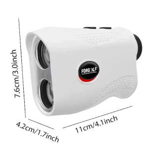 1200 Yards Rechargeable Outdoor Golf and Hunting Laser Rangefinder Telescope with Flagpole Locking and Magnetic Function