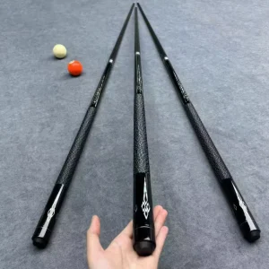 13mm Full Pole Stainless Steel Snooker Billiards Club Carbon Material Pool Cue Stick with Carbon Fiber Shaft