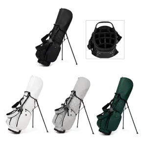 14 Divider Pu Leather Waterproof Golf Stand Bag Custom Light Weight Stand Golf Bags