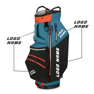 14-Way Golf Bag with Multiple Pockets, High-Frequency Welding, Waterproof, Suitable for Low-Temperature Environments