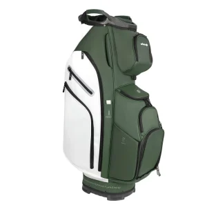 14-Way Golf Cart Bag Lightweight Waterproof PU Leather with Full-Length Dividers and Large Capacity