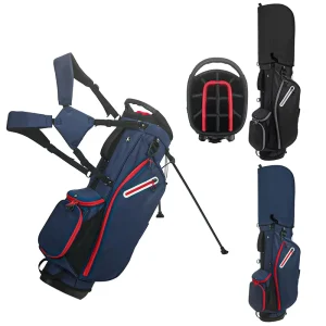 14 Way Golf Stand Bag Lightweight Durable Polyester Golf Bag Stable Stand Cart Friendly Organized Pockets for Gear