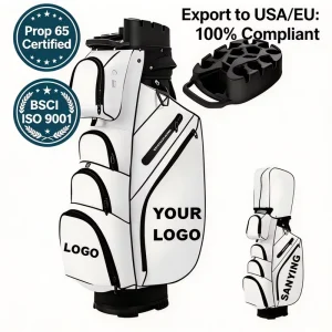 14-Way Waterproof Professional Golf Stand Bag Premium Club Organizer Lightweight Travel Durable Storage Case