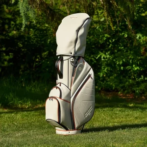 14 way Pu Leather Custom Dual Handle Premium Golf Cart Bags Durable