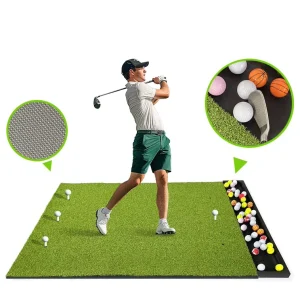 150*120cm Tee up Golf Hitting Mat for Practice and Training