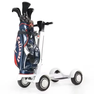 150KG Load bearing Electric Golf Trolley 4 Wheel Electric Golf Caddy 10Inch Golf Buggy