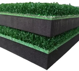 1515B Commercial Factory Made Nylon Turf Golf Training Aids Golf Practice Swing Hitting Driving Range Mat