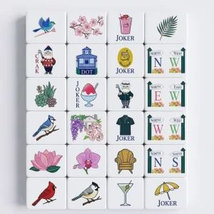 160 Piece Adult Entertainment Game Set Custom Size Color American Mahjong Tiles Acrylic Golf Master Mahjong Set