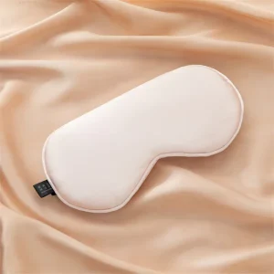 16mm Mulberry Silk Sleep Eye Mask with Adjustable Bulk Soft Breathable Blackout Eye Cover for Travel Nap Office Home Use