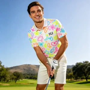 170GSM Lightweight Golf Polo Shirt Mens Soft Breathable Fabric Performance Polo Custom OEM Bulk Supplier Golf Apparel
