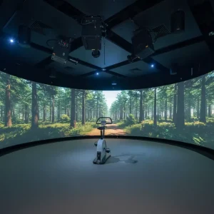 180 220 360 Degree Large Curved Projector Screen Curved Projection Screen for Flight Simulator