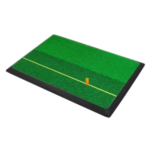 2 Color Golf Training Aids Artificial Grass Swing Mini Golf Hitting Mat for Indoor Training