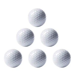 2 Layer 2 Piece Ball Golf Training Equipment Swing Trainer Practice Balls for Golfers