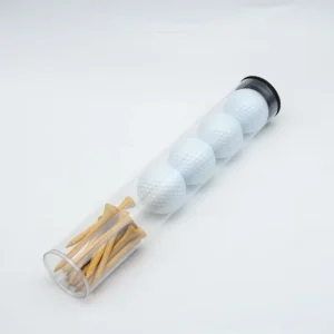 2 Layers Golf Practice Balls and 70mm Bamboo Tees Set for Driving Range Custom Golf Accessories Gift Set