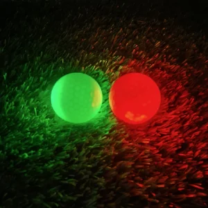 2 Light LESD Golf Ball Night Golf Product Constant Light After Hit Design Glowing in Dark Custom LED Golf Ball