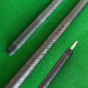 2-Piece Carbon Fiber Snooker Pool Cue with 3K Carbon Butt 11.8mm/12.5mm Tips Center Joint Lightweight & Durable