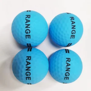 2 Piece Surlyn Golf Range Ball Training Matte Blue Golf Driving Range Balls