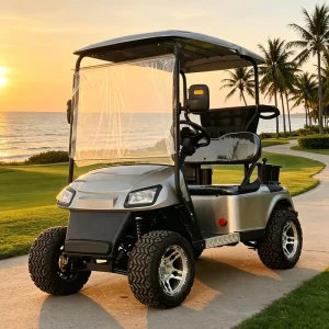 2 Seat Electric Golf Cart with Long Range AC Motor for Safari Tours