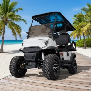 2 Seater Club Car Ebike Street Legal 48v Battery Lithium Electric Push Cart Lithium Hunting Scooter Golf Carts