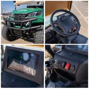 2 Seater Golf Cart with Cargo Box Street Legal & Fully Customizable