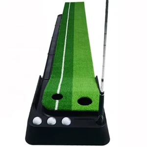 2.5 3.0m Portable Practice Golf Putting Green Mat with Ball Return for Golf Training