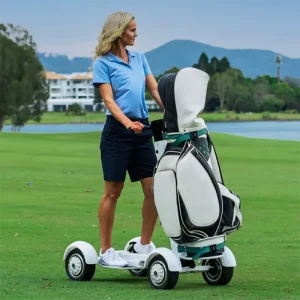 2000W 4-Wheel Electric Golf Scooter & Skateboard Foldable Steady Lithium Battery 150kg Load Capacity Eco Friendly Golf Trolley