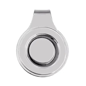 20mm Blank Magnet Fashion Premium Small Top Hat with Clip Golf Accessories Metal Golf Ball Marker Hat Clip