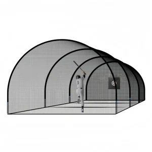 22ft Baseball Softball Batting Cage Portable Heavy Duty Training Net with Frame for Backyard Golf Hitting & Practice