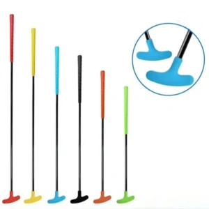 24 35 Inch 6 Length and Color Fiberglass Mini Golf Putter for Young Golfers Suitable for Daily Putting Practice
