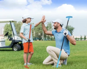 24-35 Inch Backyard Golf Club Set Yard Golf Game Putter Club for Toddlers Junior Golf Chipping Games