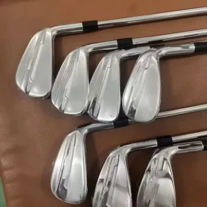 25 Knife Back P79 0 Forged Right Handed Mallet 5th Generation High Fault Tolerant Men’s Golf Iron Set Silver Black Golf Bag