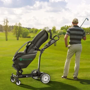 250*2 W Auto follow Electric Golf Push Cart with Remote Control Battery Power Electric Golf Trolley