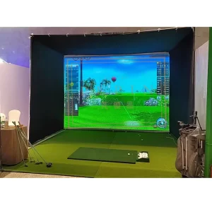 250x250cm Golf Projection Screen 98inchesx98inches Golf Simulator Screen Premium Golf Impact Screen
