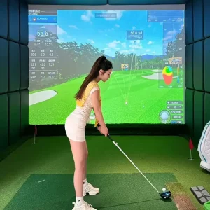2K HD 3D Indoor Golf Simulator Home KTV Theater Full Set Equipment